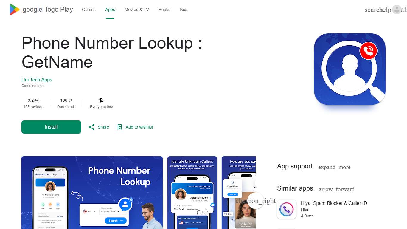 Phone Number Lookup : GetName - Apps on Google Play