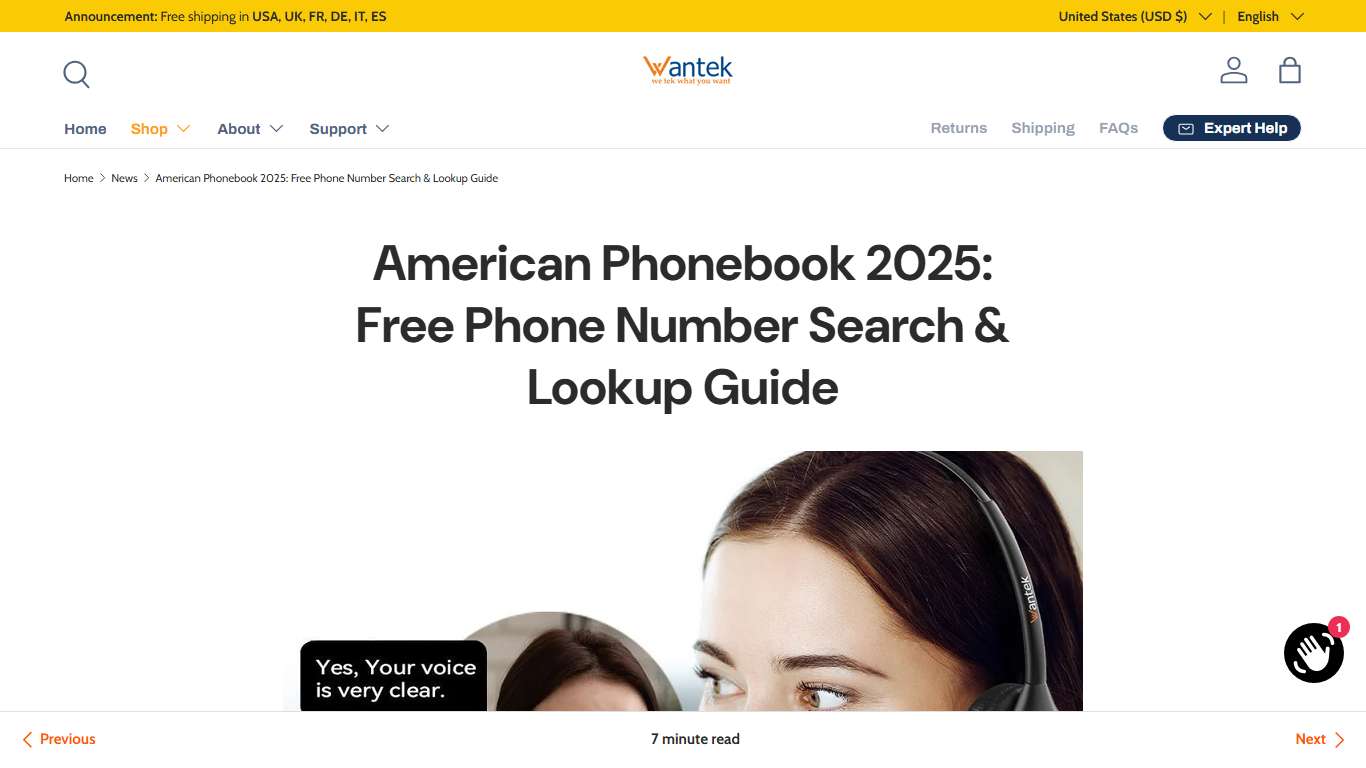 American Phonebook 2025: Free Phone Number Search & Lookup Guide – Wantek